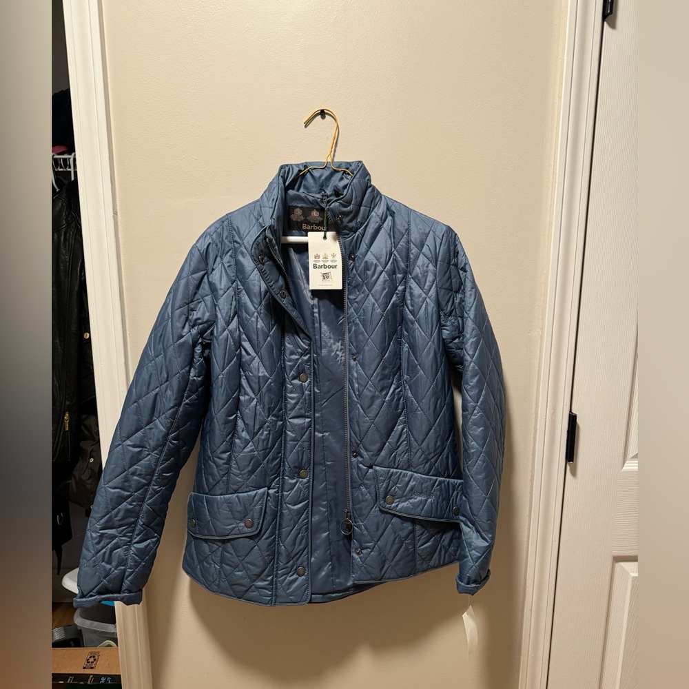 Barbour very light weight puffer jacket.  NWT.